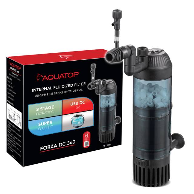 AU-75087 Forza DC Internal 360 Filter 80gph