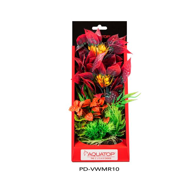 AU-88047 Plant Vibrant Wild Mixed Red 10"