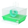 AE-01487 Hamster Cage Single Story w/ Wheel 14"x11"x9" 4 per case