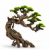 AU-75202 Bonsai Tree Ornament Pine Tree 9x5x9