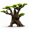 AU-75206 Bonsai Tree Ornament Forest Tree 9x4x8